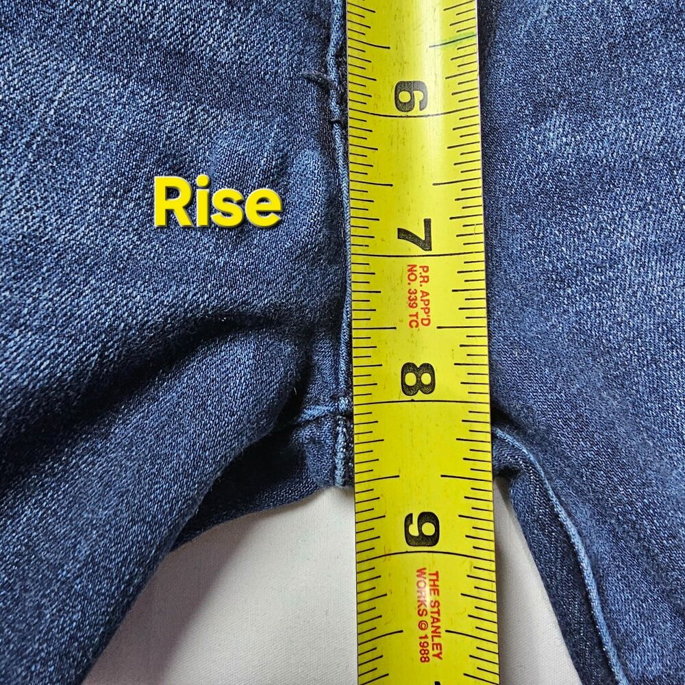AE Super Stretch Jegging Dark Wash Skinny Jeans Women’s 4 Short - Picture 11 of 14